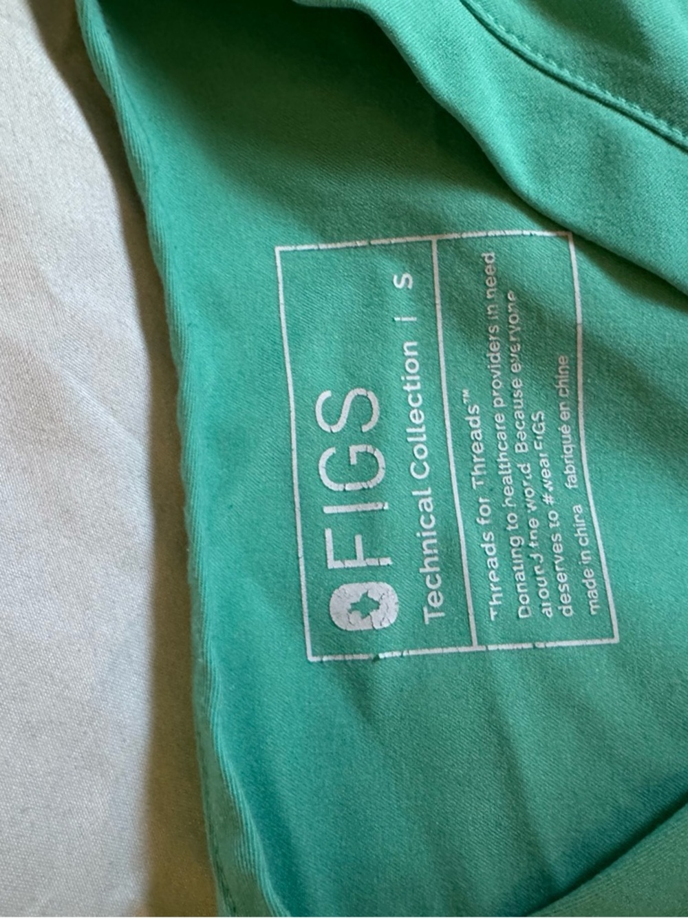 FIGS - Surgical Green Set, Top: Small, Bottom: Medium TALL - Picture 8 of 10